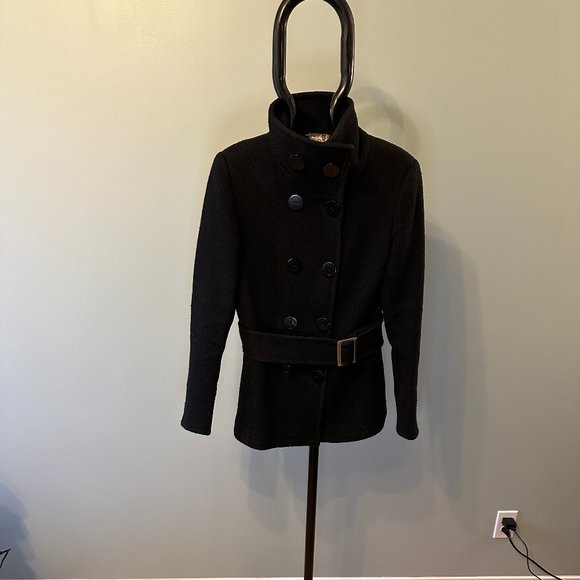 Groggy Ladies Belted, High Collar Jacket - Picture 2 of 5